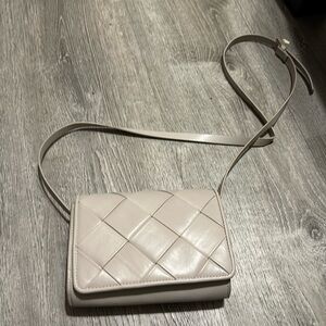 Beige Quilted Bag